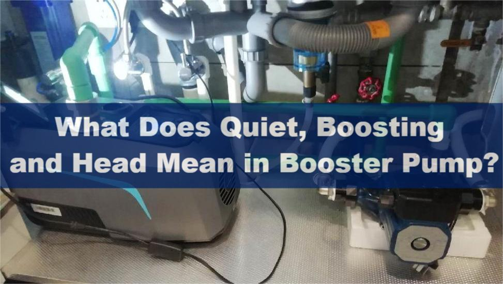 Pumping Up Your Knowledge:  What Does Quiet, Boosting and Pump Head Mean in Booster Pump Talk