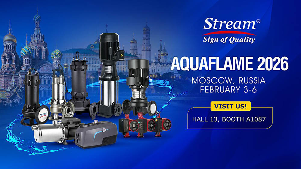 Stream Pumps at AQUAFLAME 2026 in Moscow