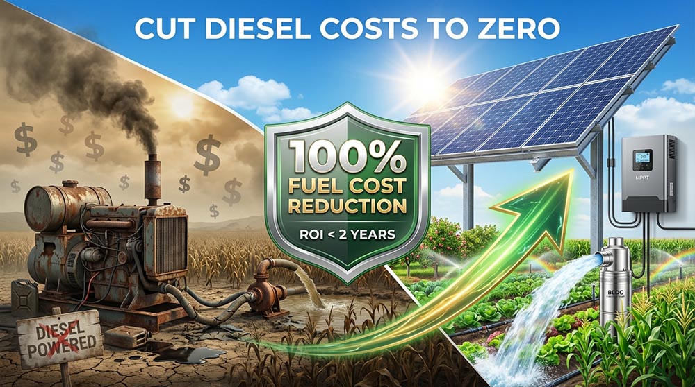 Cut Diesel Costs to Zero with Solar Irrigation