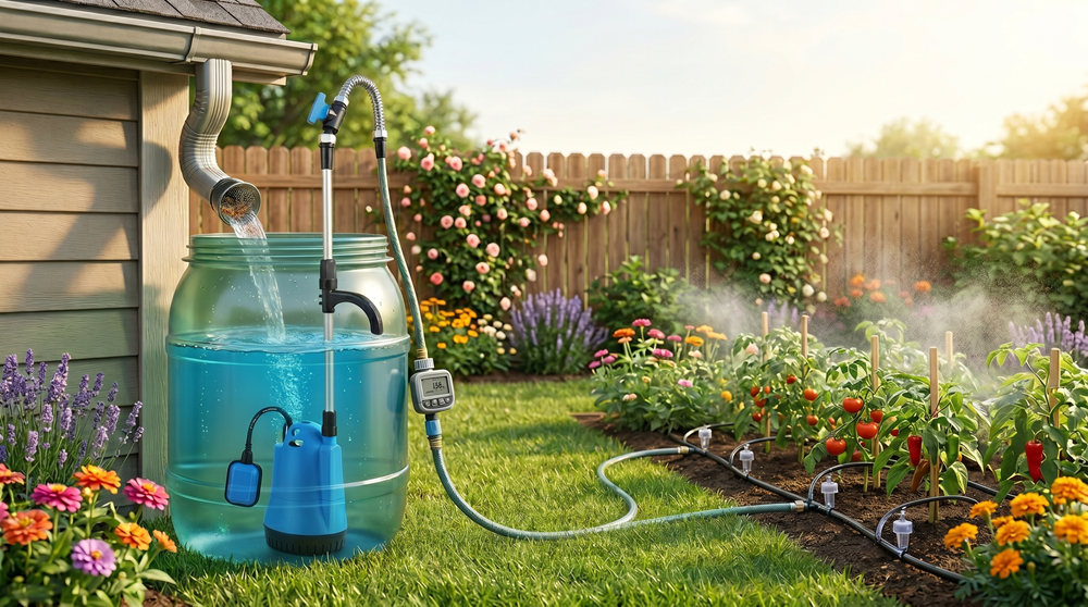 How to Set Up an Eco-Friendly Garden Irrigation System Using a Rain Barrel Pump