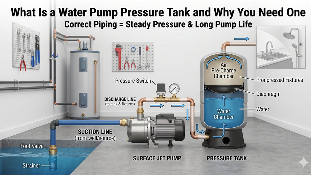 What Is a Water Pump Pressure Tank and Why You Need One