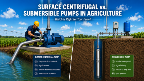 Surface Centrifugal vs. Submersible Pumps in Agriculture: Which Is Right for Your Farm?