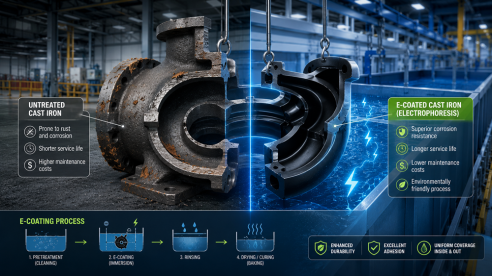 The Role of Electrophoresis (E-Coating) in Extending the Lifespan of Pump Castings