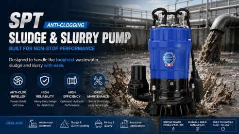 How the SPT Series Agitator Pump Solves Heavy Sludge and Slurry Clogging
