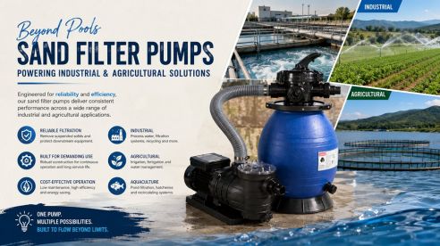 Beyond Pools: How Sand Filter Pumps Protect Industrial and Agricultural Systems