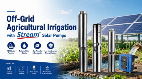 Off-Grid Agricultural Irrigation with Stream Solar Pumps