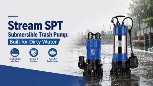 Stream SPT Submersible Trash Pump: Built for Dirty Water