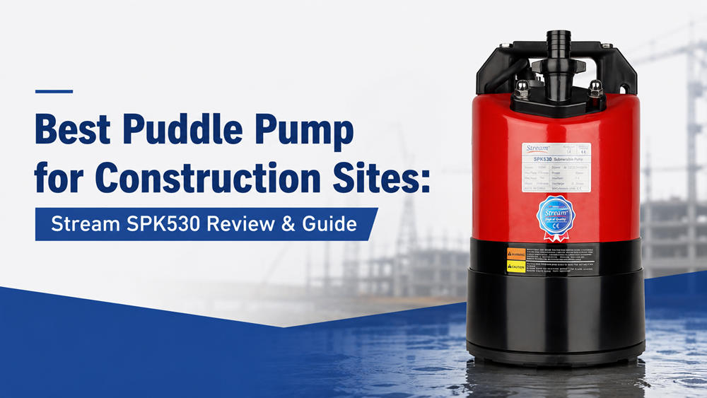 Best Puddle Pump for Construction Sites: Stream SPK530 Review Best Puddle Pump for Construction Sites: Stream SPK530 Review