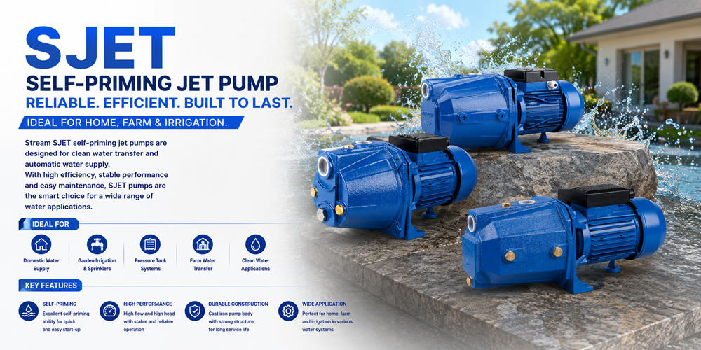 Stream Cast Iron Jet Pump: Complete Guide to the SJET Self-Priming Pump