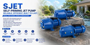 Stream Cast Iron Jet Pump: Complete Guide to the SJET Self-Priming Pump