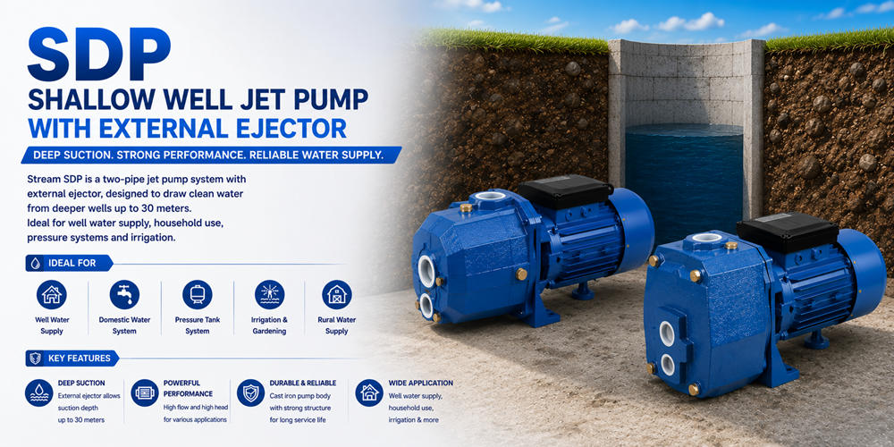 Stream SDP Shallow Well Jet Pump: Deep Suction Water Pump Guide