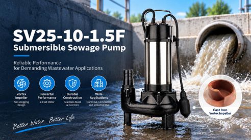 Stream SV25-10-1.5F Sewage Grinder Pump: How the Grinding Impeller Prevents Clogging