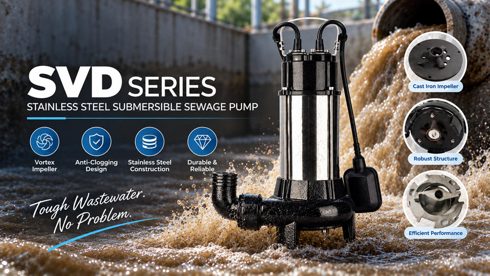 Stream SVD Submersible Sewage Cutter Pump: Two Cutting Systems Explained Stream SVD Submersible Sewage Cutter Pump: Two Cutting Systems Explained