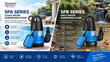 ​Stream SPA & SPB Submersible Pumps: Clean Water vs Dirty Water Pump Guide