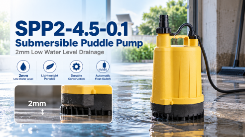 Stream SPP2-4.5-0.1 Submersible Puddle Pump: 2mm Low Level Water Removal Guide