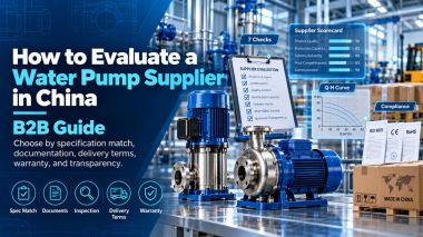 How to Evaluate a Water Pump Supplier in China | B2B Guide
