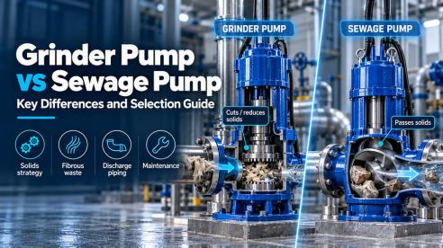 ​Grinder Pump vs Sewage Pump: Key Differences and Selection Guide