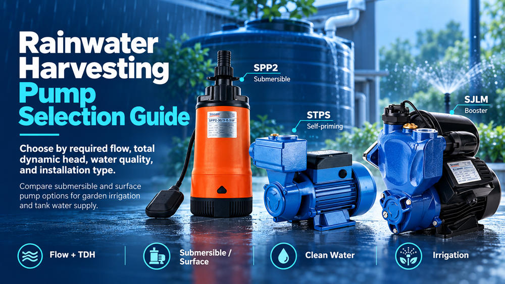 Rainwater Harvesting Pump Selection Guide | Stream Pumps Rainwater Harvesting Pump Selection Guide | Stream Pumps