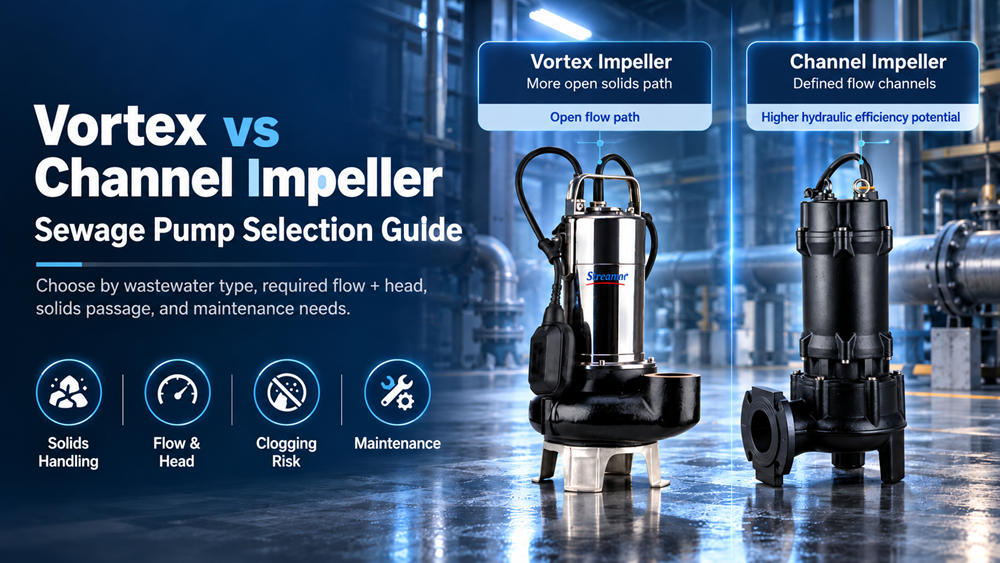 Vortex vs Channel Impeller: Sewage Pump Selection Guide