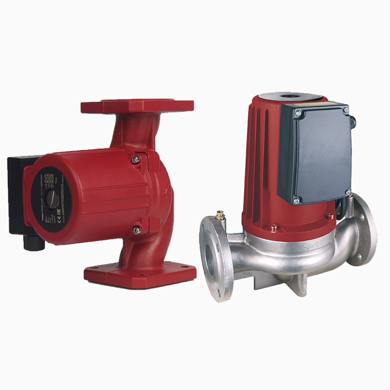 InLine Hot and Cold Water Circulation Pumps with Flange
