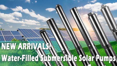 NEW ARRIVALS! Water-Filled Submersible Solar Pumps