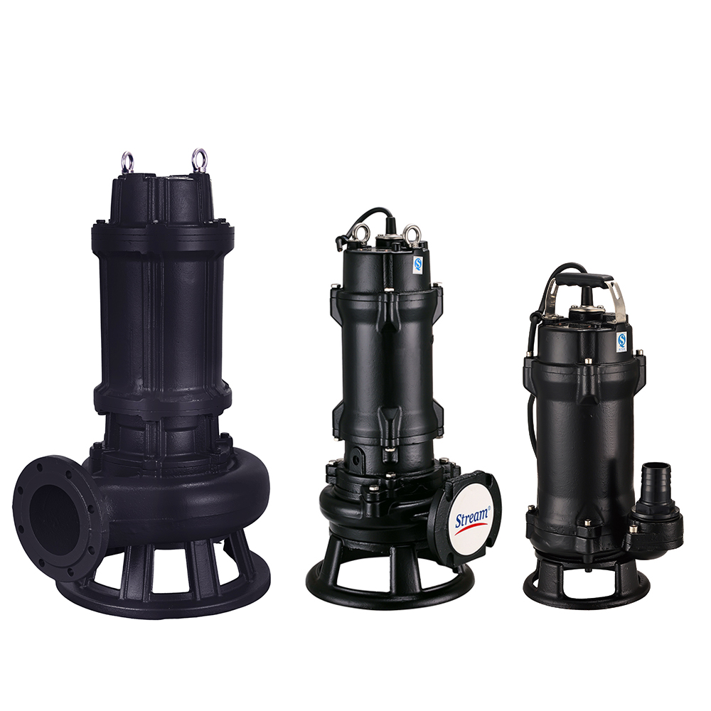 Submersible Sewage Chopper Pump With Cutter Impeller
