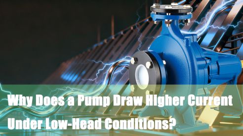 Why Does a Pump Draw Higher Current Under Low-Head Conditions?