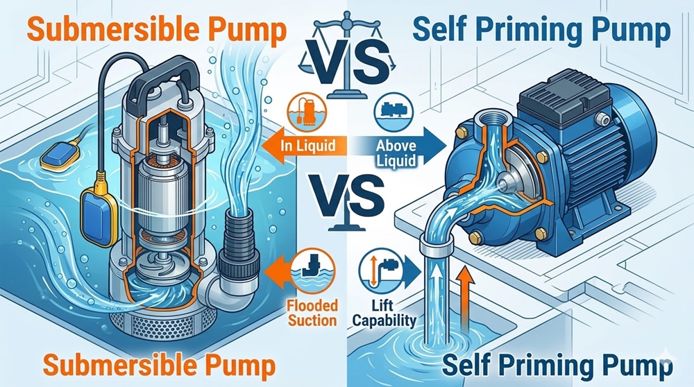 Curated visual reference: Fresh Look at Submersible Pump Vs Self Priming Pump Selection Guide